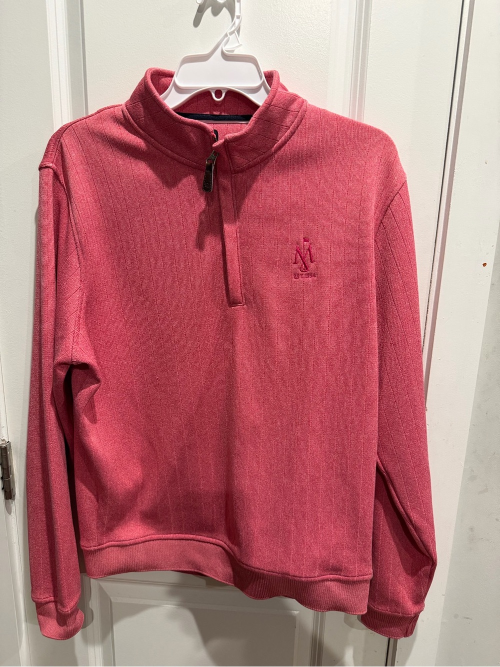 FootJoy Performance 1/4 Zip‎ Pullover Sweater - M- Rose